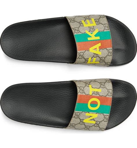 gucci pursuit slides replica|gucci slides nordstrom.